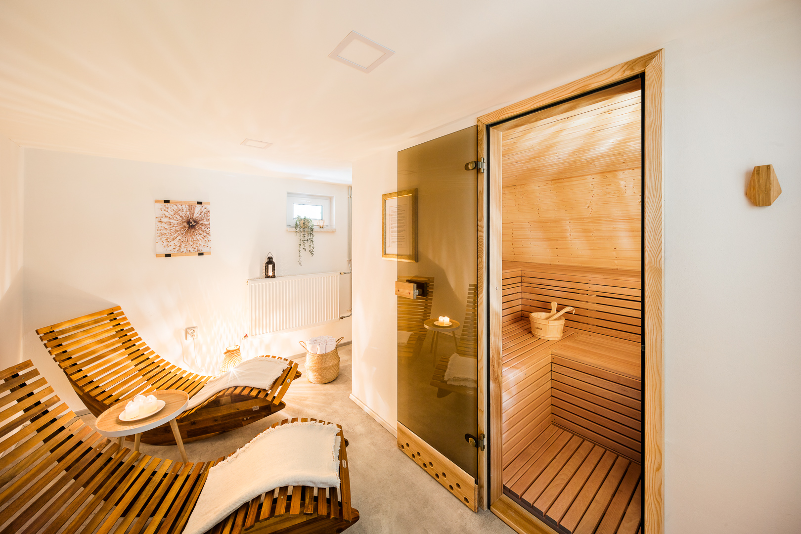 Famiyl house relaxační část se saunou